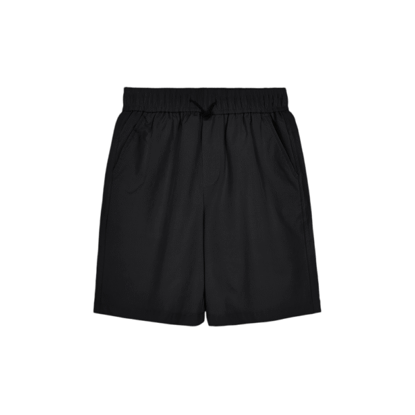 HI STYLE Men Short Pants Black