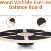 Basics Wood Wobble Balance Trainer Board